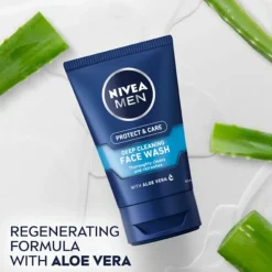 6x NIVEA Men Face Wash Protect & Care 100 ml