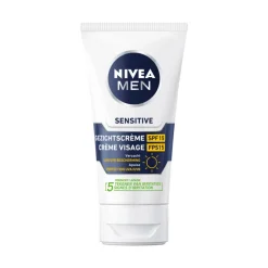 3x NIVEA Men Moisturizer Sensitive SPF 15 75 ml