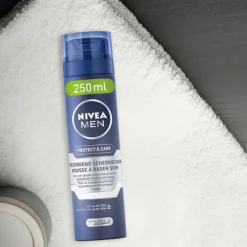 6x NIVEA Men Scheerschuim Protect & Care Hydraterend 250 ml