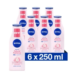 6x NIVEA Natural Radiance Bodylotion 200 ml