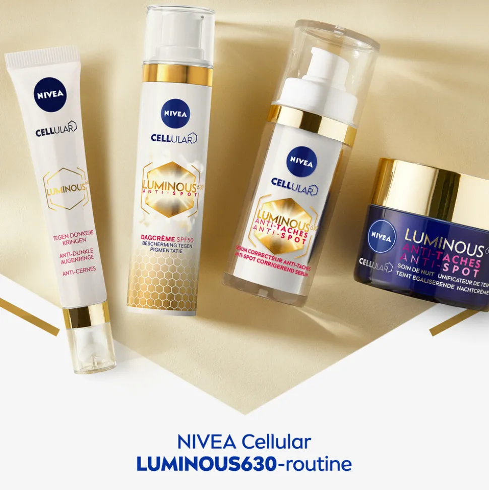 3x NIVEA Oogcontourcrème Luminous 630 15 ml