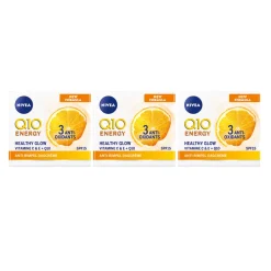 3x NIVEA Q10 Dagcrème Energy SPF 15 50 ml