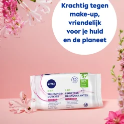 6x NIVEA Reinigingsdoekjes Droge Huid 25 stuks