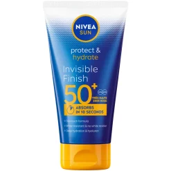 2x NIVEA Sun Protect & Hydrate Zonnecrème Invisible Finish SPF 50+ 150 ml