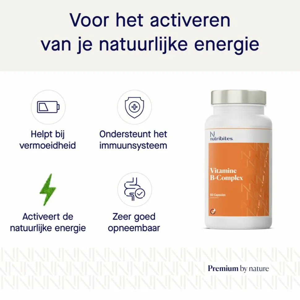 2x Nutribites Vitamine B-Complex 60 capsules