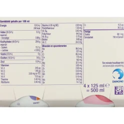 6x Nutridrink Compact Aardbei 4-Pack 125 ml