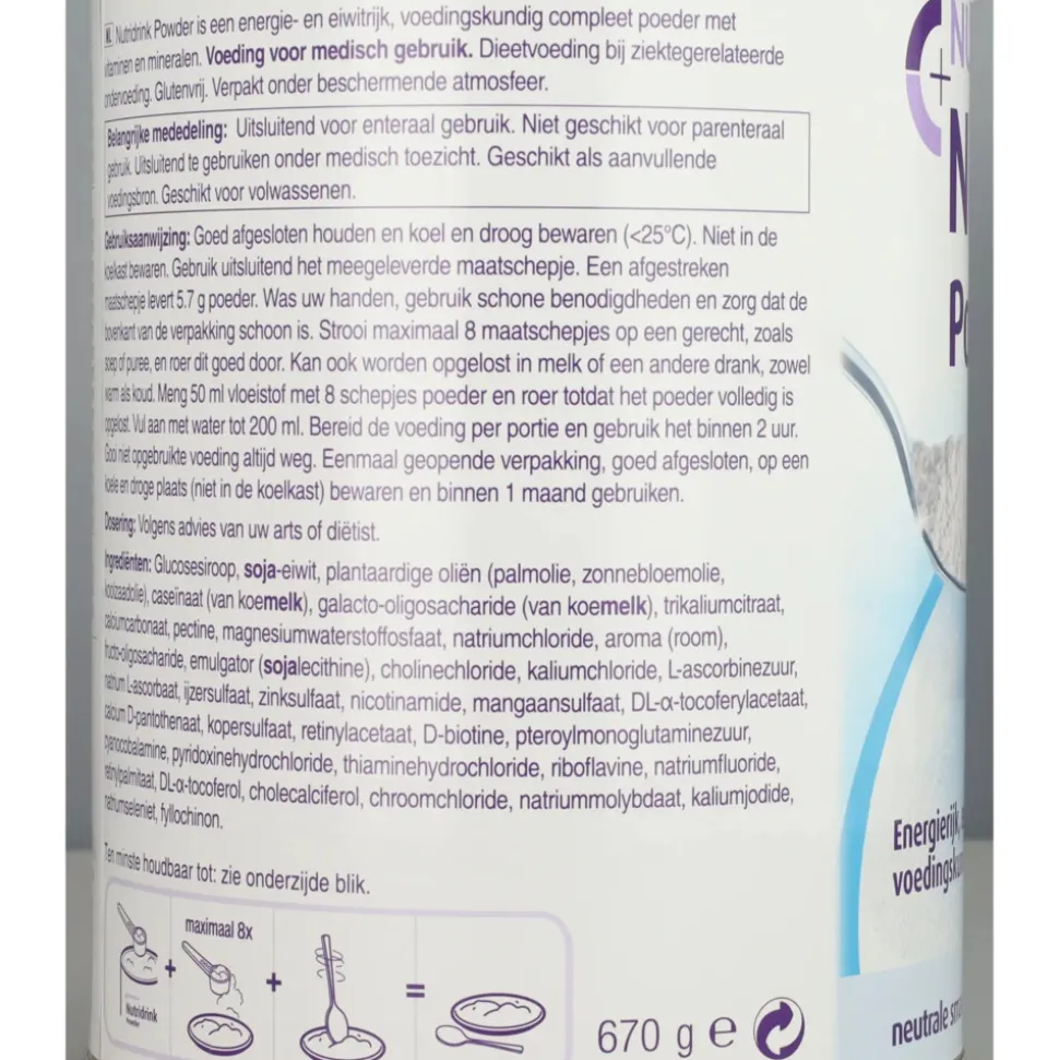 3x Nutridrink Powder 670 gr