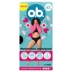 2x OB Herbruikbaar Menstruatie Ondergoed M/L