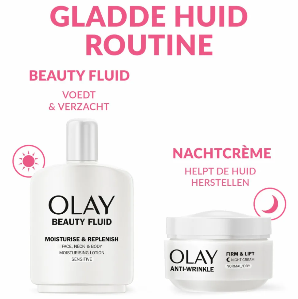 6x Olay Essentials Hydraterende Beauty Fluid Gezichtslotion 100 ml