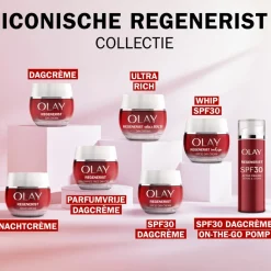 4x Olay Hydraterende Crème SPF30 Regenerist Whip 50 ml