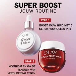 4x Olay Hydraterende Crème SPF30 Regenerist Whip 50 ml
