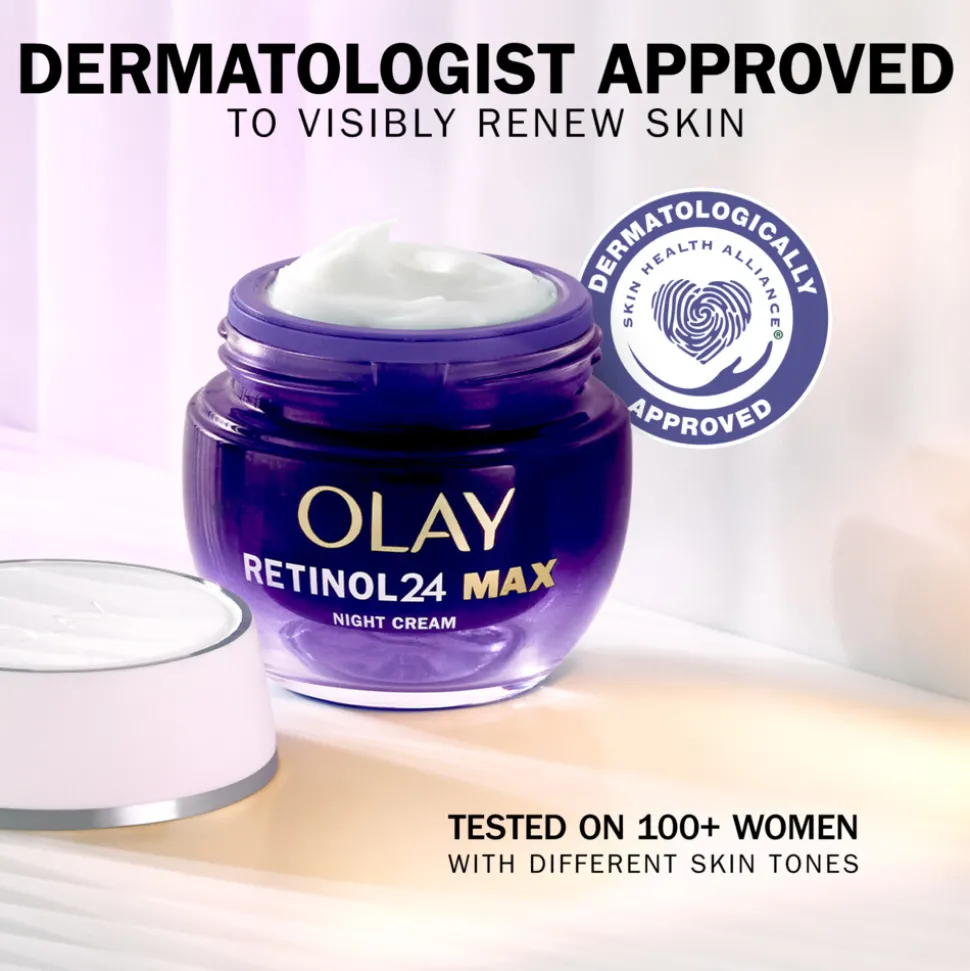 4x Olay Nachtcrème Retinol24 MAX 50 ml