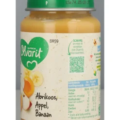 6x Olvarit Fruithapje 8m Abrikoos Appel Banaan 200 gr
