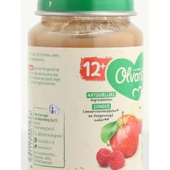 6x Olvarit Fruithapje 12m Appel Peer Framboos 200 gr