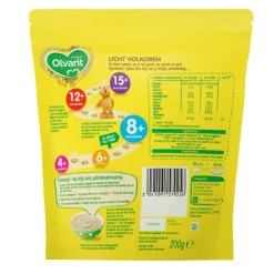 5x Olvarit Granenpap Licht Volkoren 8+ Maanden 200 gr