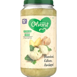 6x Olvarit Maaltijd 15m Bloemkool Kalkoen Aardappel 250 gr