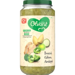 6x Olvarit Maaltijd 12m Broccoli Kalkoen Aardappel 250 gr