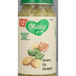 6x Olvarit Maaltijd 12m Spinazie Kip Aardappel 250 gr