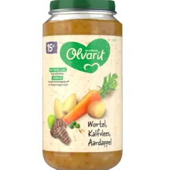 6x Olvarit Maaltijd 15m Wortel Kalfsvlees Aardappel 250 gr