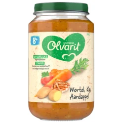6x Olvarit Maaltijd 8m Wortel Kip Aardappel 200 gr