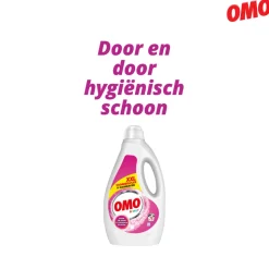 2x OMO Vloeibaar Wasmiddel Kleur 75 Wasbeurten 3750 ml