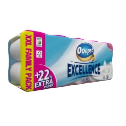 3x Ooops! Toiletpapier Excellence Lotion 3-laags 20 stuks