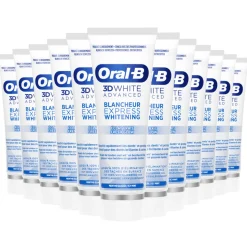 12x Oral-B Tandpasta 3DWhite Advanced Express Whitening Fresh Glow 75 ml