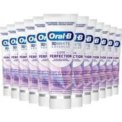 12x Oral-B Tandpasta 3DWhite Advanced Luxe Perfection 75 ml