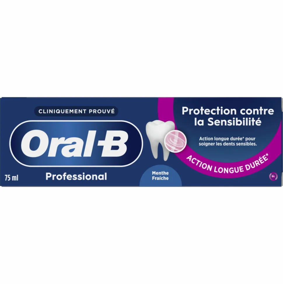 12x Oral-B Tandpasta Professional Bescherming Gevoelige Tanden Frisse Munt 75 ml