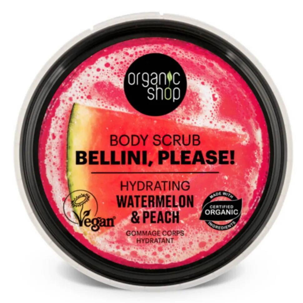 6x Organic Shop Body Scrub Watermelon & Peach 250 ml