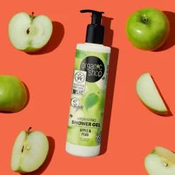 6x Organic Shop Douchegel Apple and Pear 280 ml