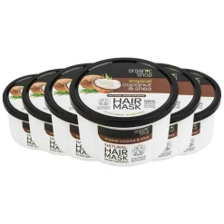 6x Organic Shop Haarmasker Coconut & Shea 250 ml
