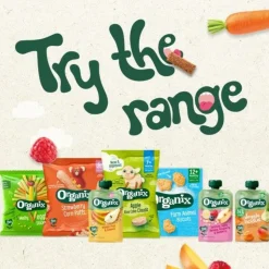 6x Organix Knijpfruit Nutra Vita 6+m Zoete Aardappel Kers Kaneel 100 gr