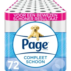 3x Page Toiletpapier Compleet Schoon 2-laags 24 stuks