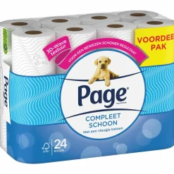 3x Page Toiletpapier Compleet Schoon 2-laags 24 stuks