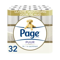 8x Page Toiletpapier Puur 3-laags 4 stuks