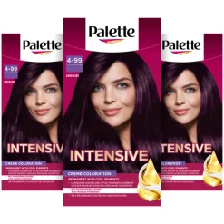 3x Palette Intensive Creme Haarkleuring 4-99 Aubergine