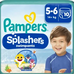 8x Pampers Splashers Zwemluiers Maat 5-6 (14 kg+) 10 stuks