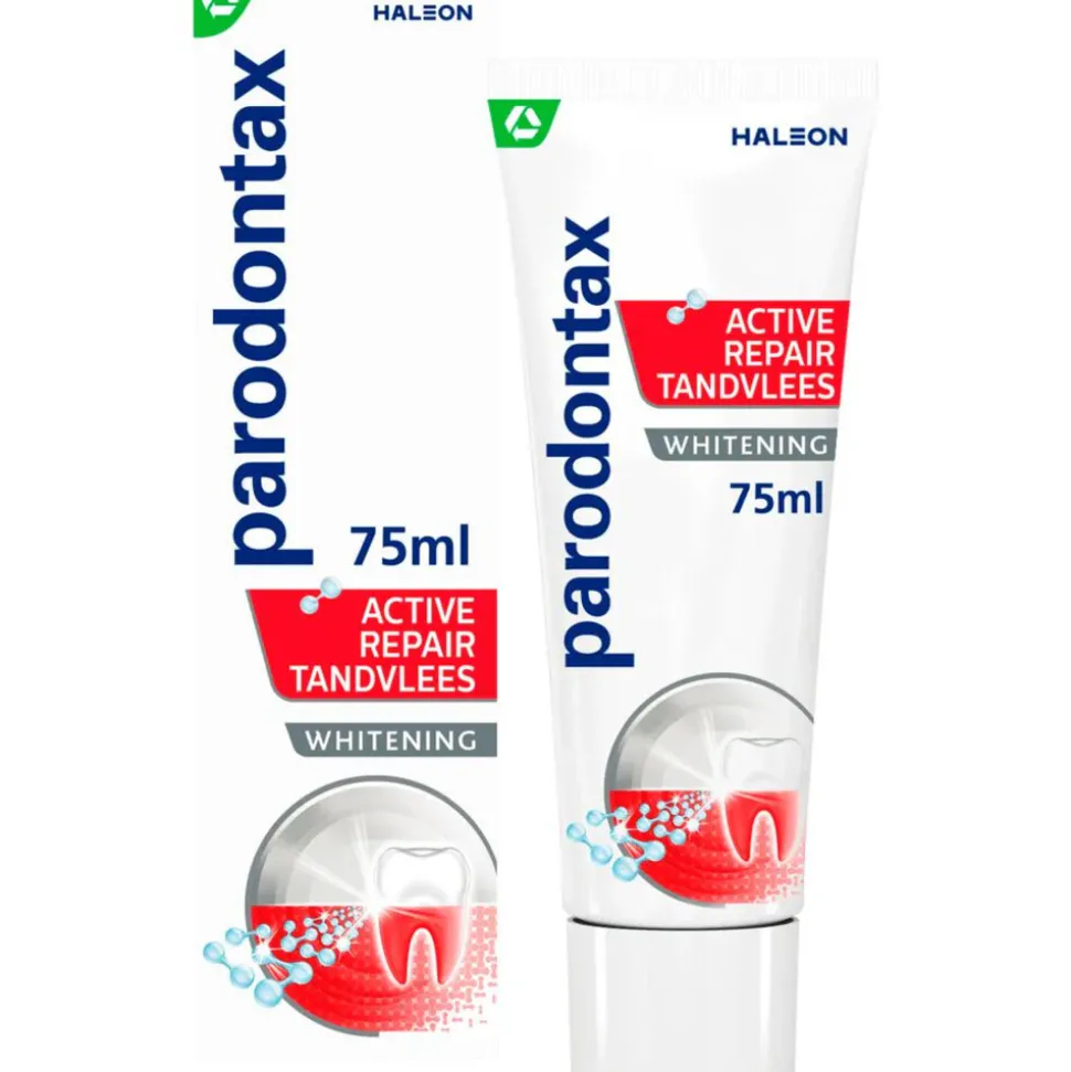 3x Parodontax Tandpasta Active Repair Tandvlees Whitening 75 ml