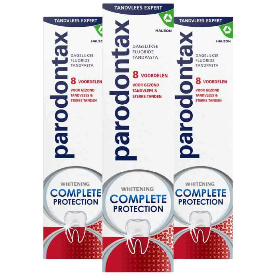 3x Parodontax Tandpasta Complete Protection Whitening 75 ml