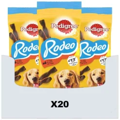 20x Pedigree Rodeo Kauwsticks Hondensnacks Rund 70 gr