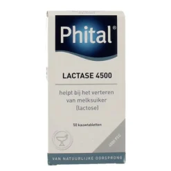 2x Phital Lactase 4500 50 tabletten