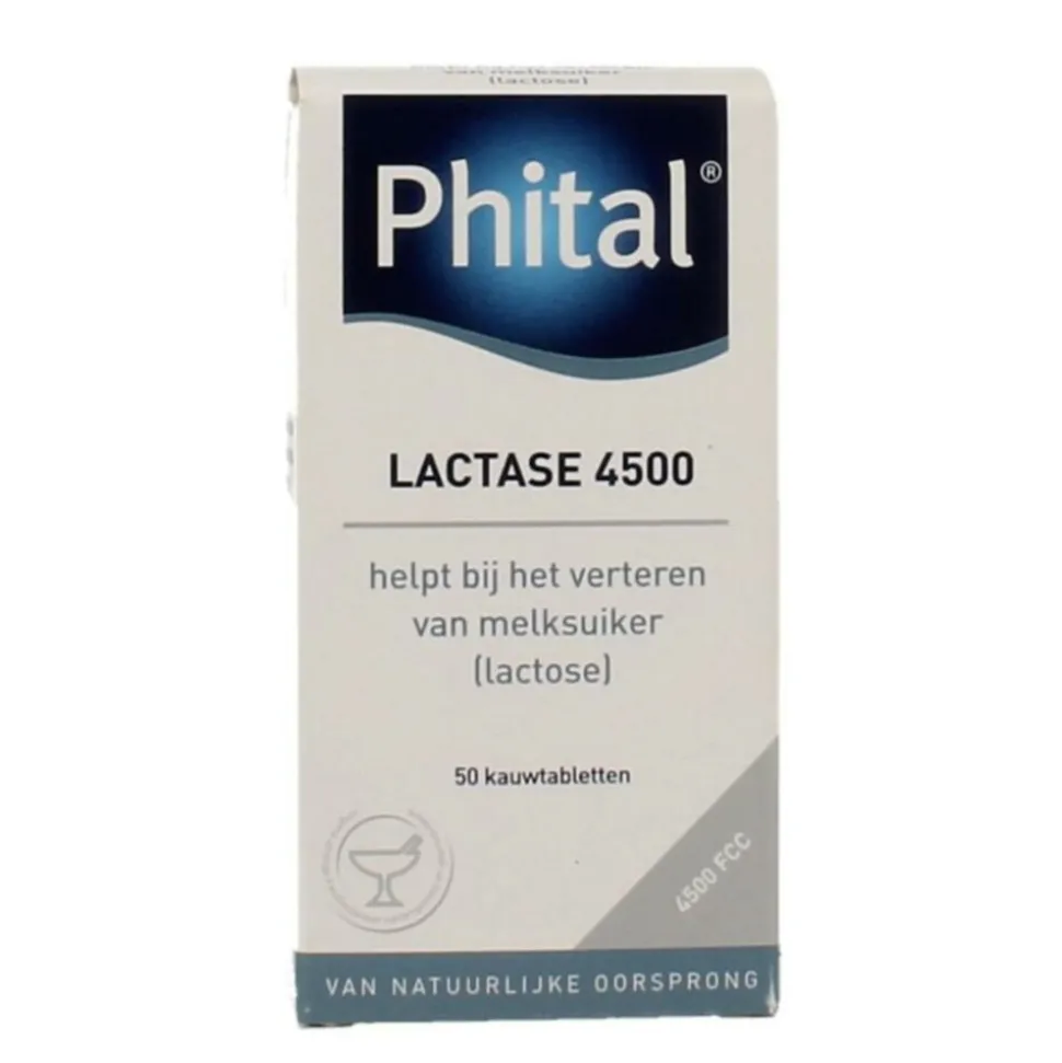 2x Phital Lactase 4500 50 tabletten