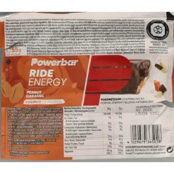 18x PowerBar Ride Energy Bar Peanut-Caramel 55 gr