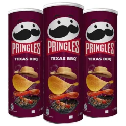 3x Pringles Chips Barbecue 165 gr
