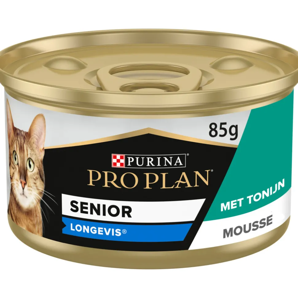 24x Pro Plan Cat Blik Mousse Adult 7+ Tonijn 85 gr