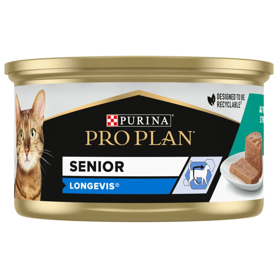 24x Pro Plan Cat Blik Mousse Adult 7+ Tonijn 85 gr