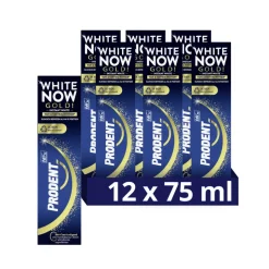 12x Prodent Tandpasta White Now Gold 75 ml