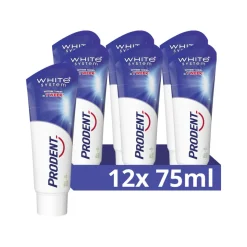 12x Prodent Tandpasta White System 75 ml