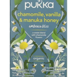 3x Pukka Thee Chamomile, Vanilla en Manuka Honey 20 stuks